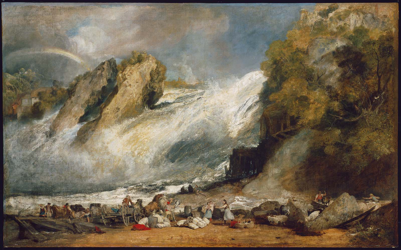Fall of the Rhine at Schaffhausen — Turner